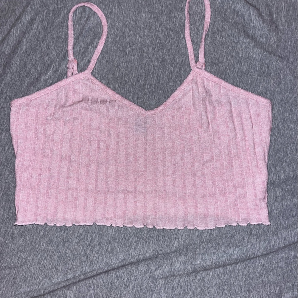 pink plush cami